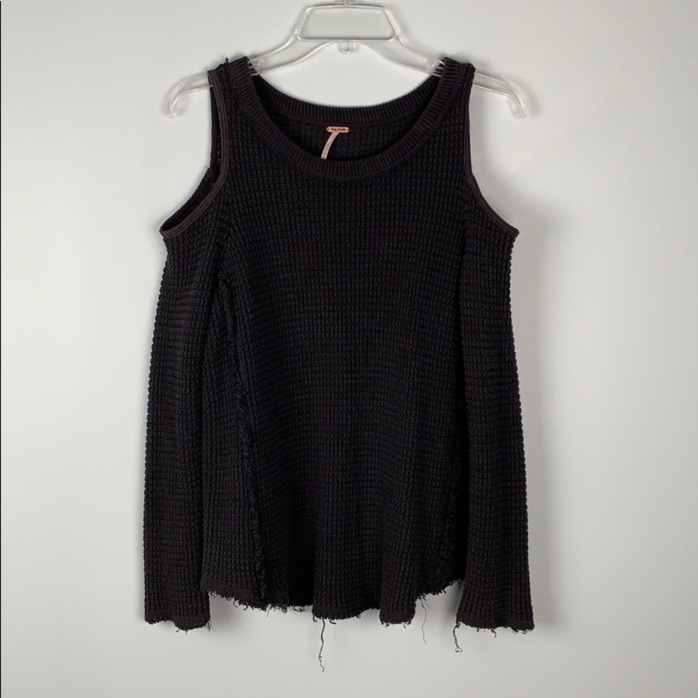 Free People Cold Shoulder Sweater